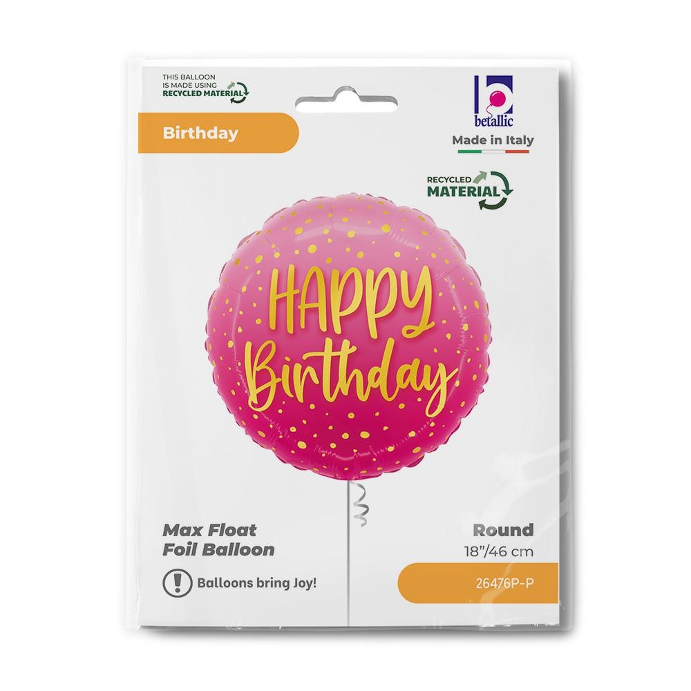 GLOBO R18PG PINK BDAY