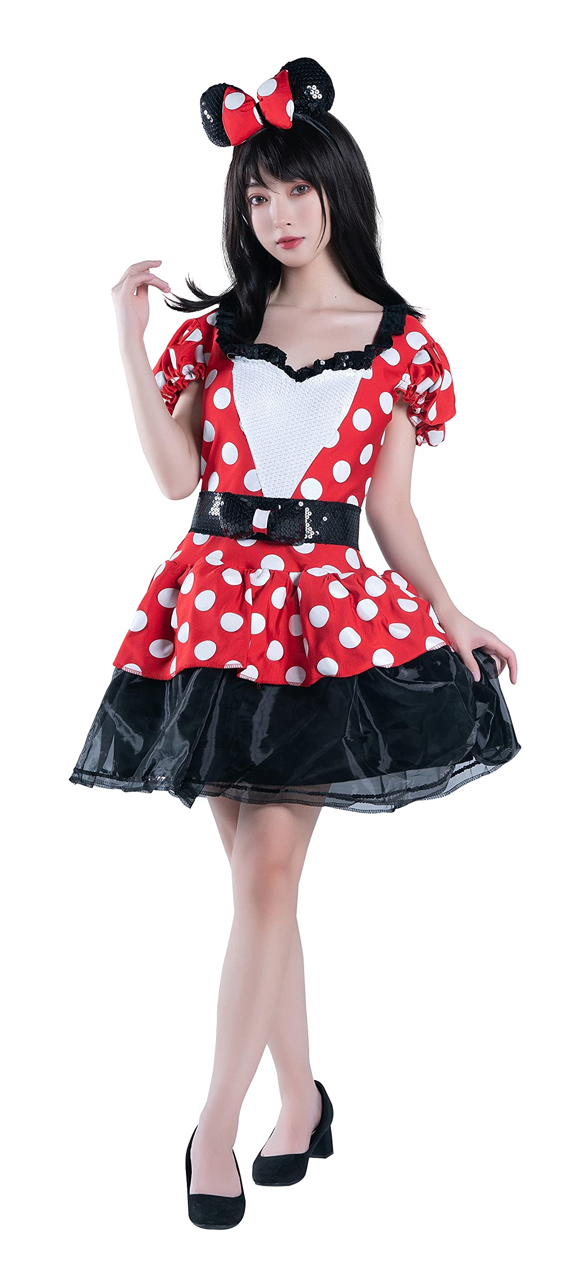 DISFRAZ GLAM RED MINNIE M 8-10