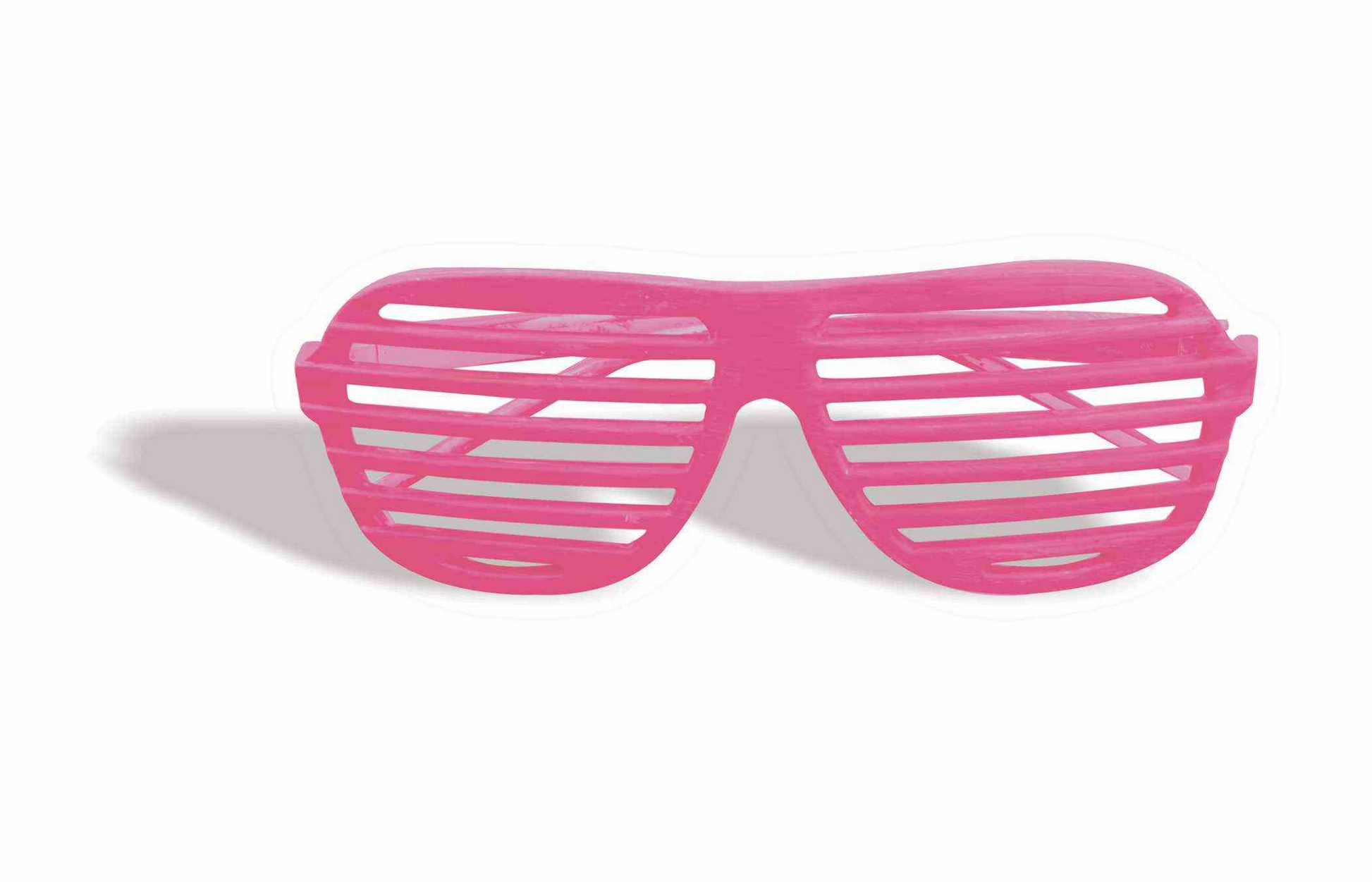 GAFAS RAYADAS 80s UD ROSA