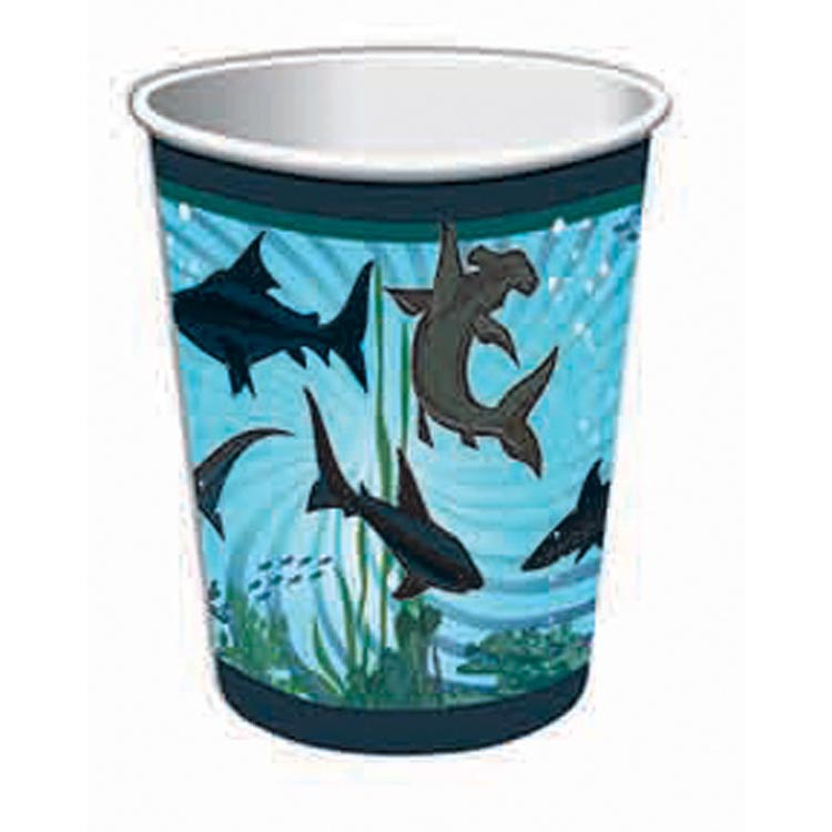 VASO TIBURON 9PG 8UDS