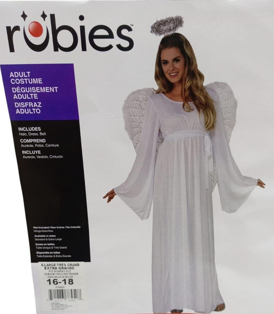 DISFRAZ ANGEL ADULT XL BCO