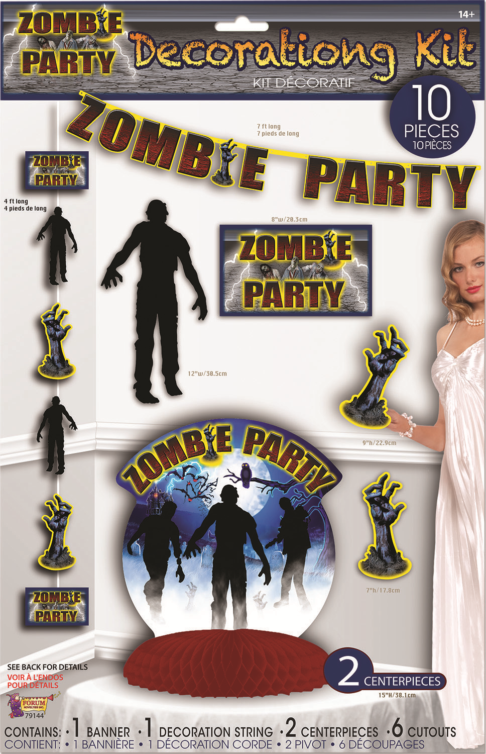 SET DECO ZOMBIE PARTY