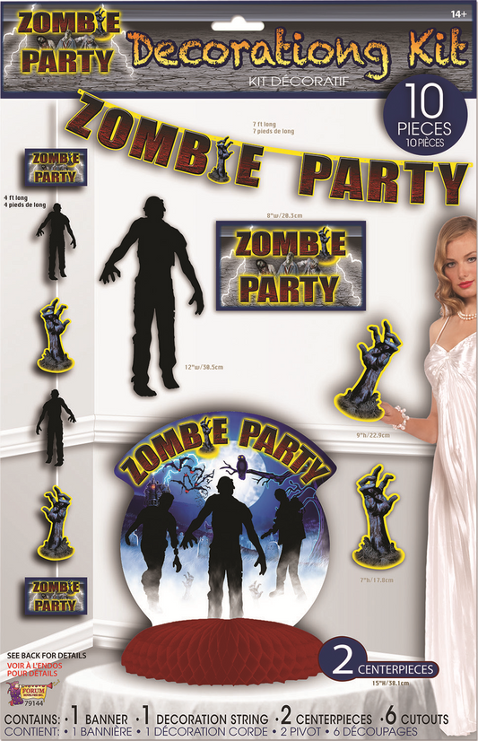 SET DECO ZOMBIE PARTY