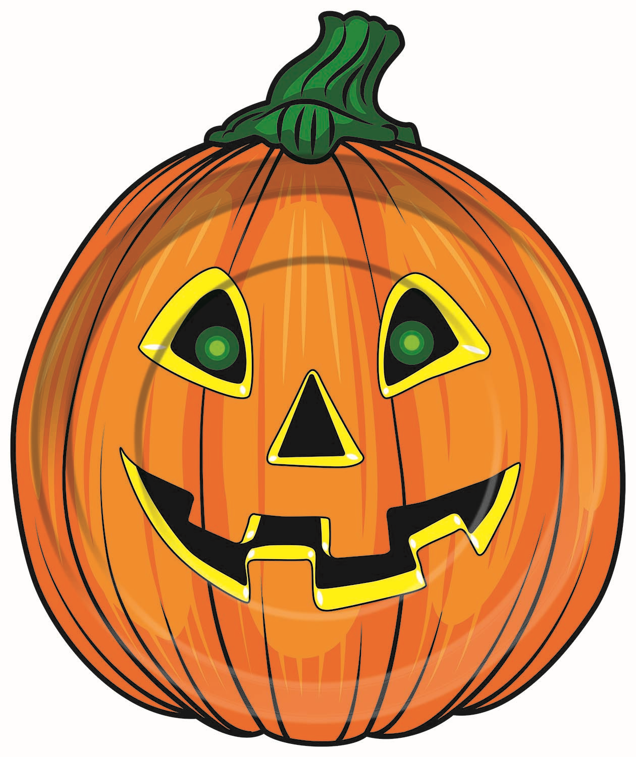 PLATO FORMA CALABAZA 11PG 8UDS