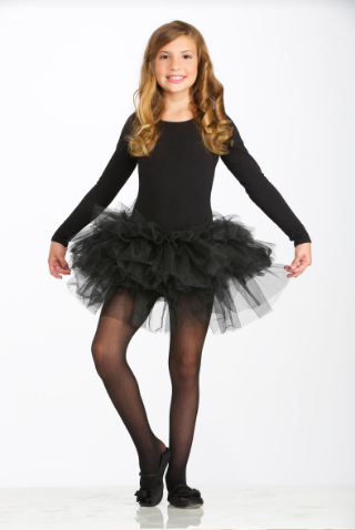 TUTU INF FLUFFY NEGRO