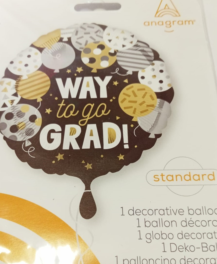 GLOBO 18PG WAY TO GO GRAD