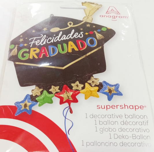GLOBO SUPERSHAPE FELICIDADES G