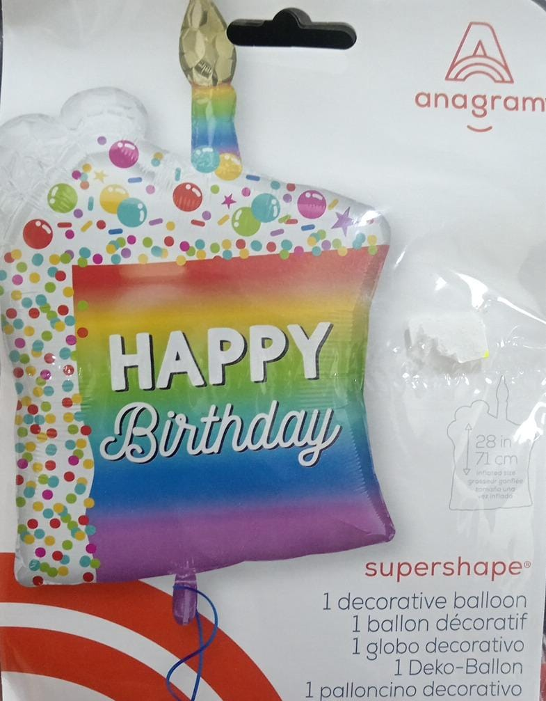 GLOBO SUPERSHAPE HAPPYBDAY