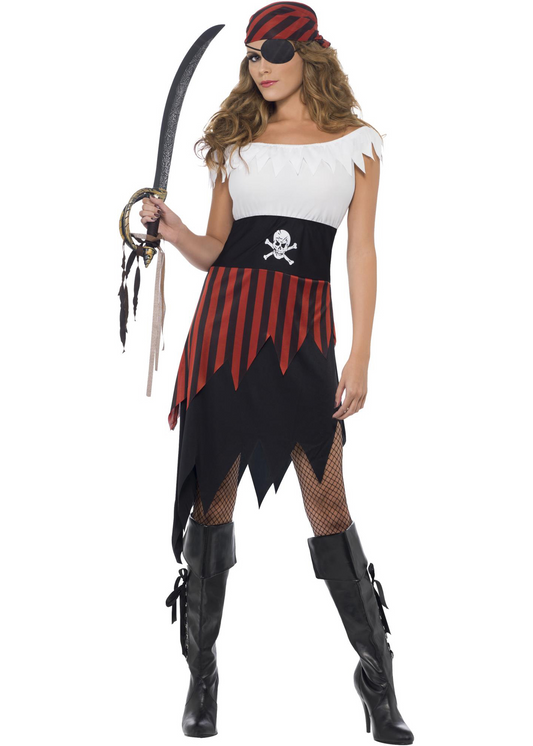 DISFRAZ PIRATESA NEGRO SMALL