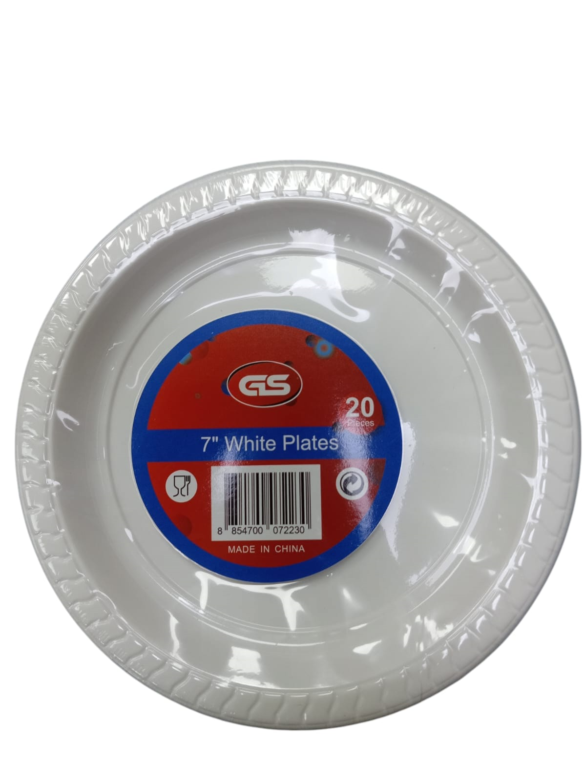 PLATO 7PG PLAST 20UD BLANCO