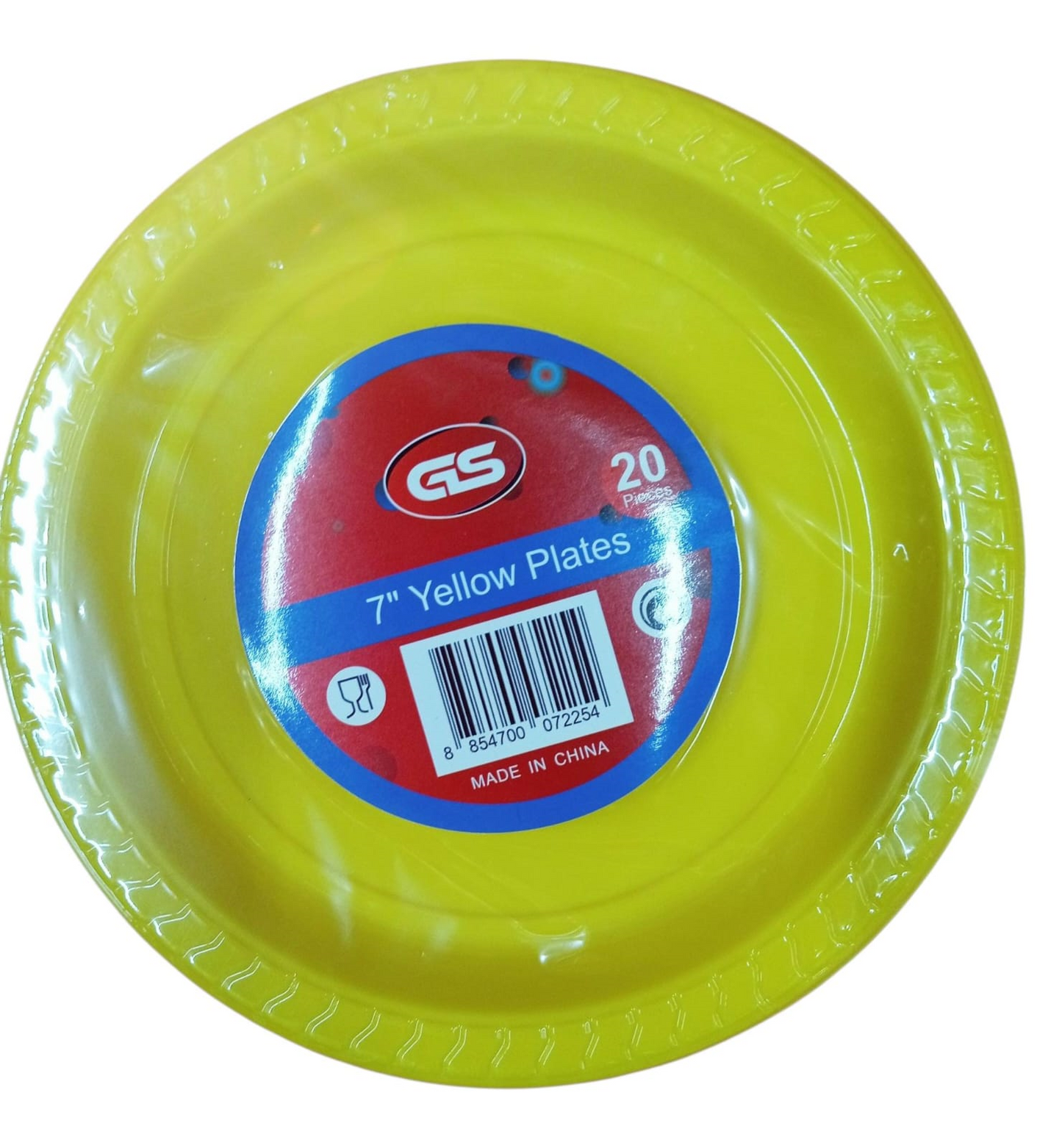 PLATO 7PG PLAST 20UD AMARILLO