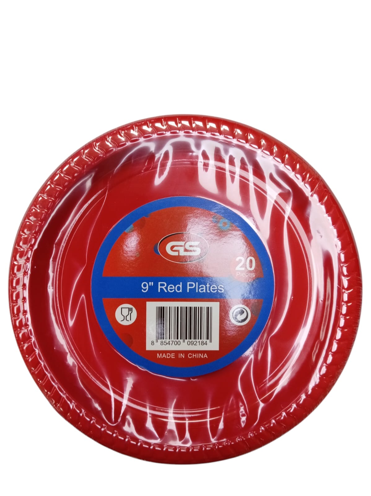 PLATO 9PG PLAST 20UD ROJO