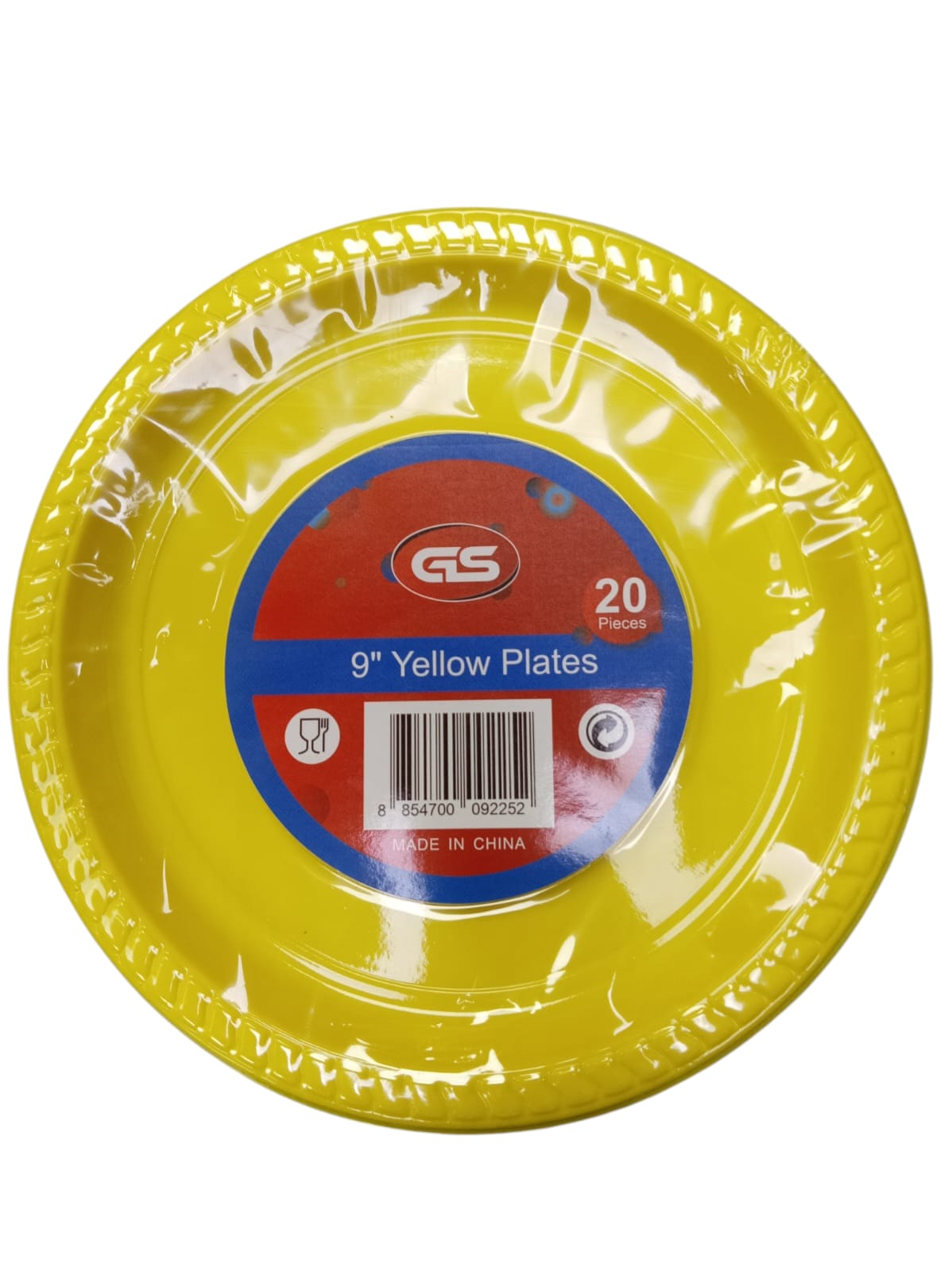 PLATO 9PG PLAST 20UD AMARILLO