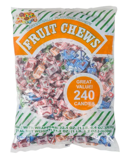 DULCES FRUIT CHEWS 240UDS