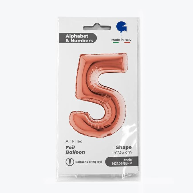 GLOBO 5 ROSE GOLD 14PG