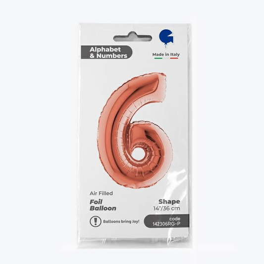 GLOBO 6 ROSE GOLD 14PG