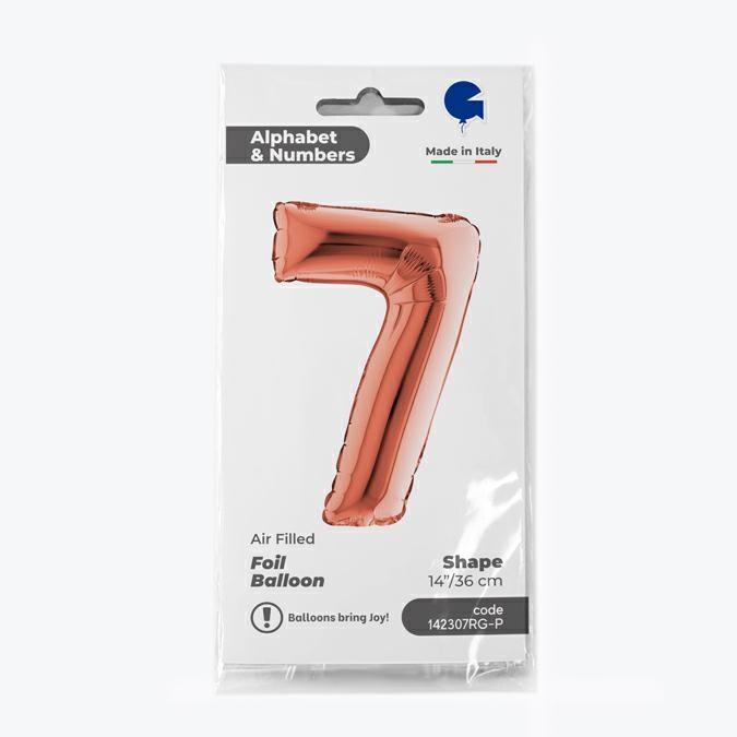 GLOBO 7 ROSE GOLD 14PG
