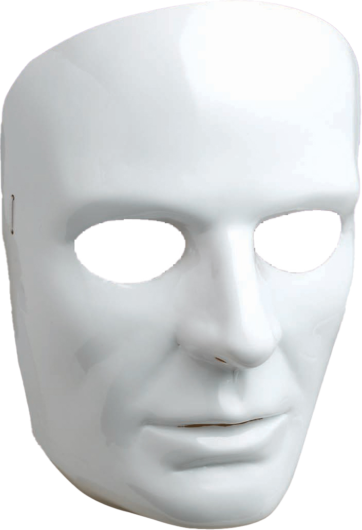 MASCARA HOMBRE BLANCA