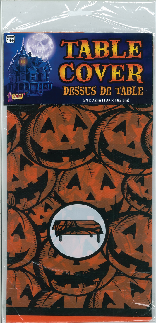 MANTEL NARANJA CALABAZAS HLLN