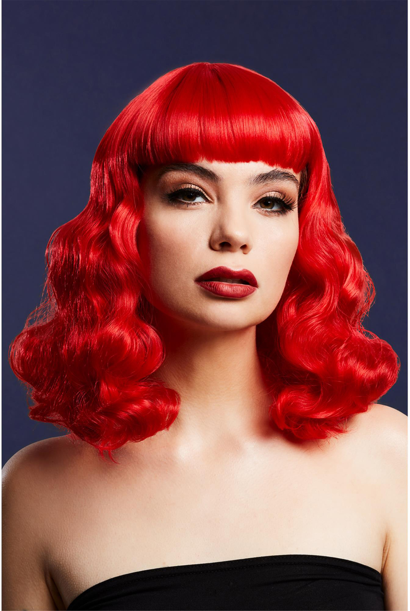 PELUCA FEVER ROJA FLECOS