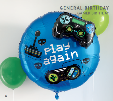 GLOBO MET 25PG GAMER BDAY