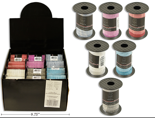 CINTA CURLING GLITTER 5MM X 10