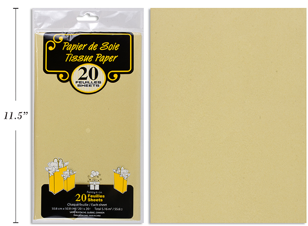 PAPEL TISSUE 20 UDS KRAFT