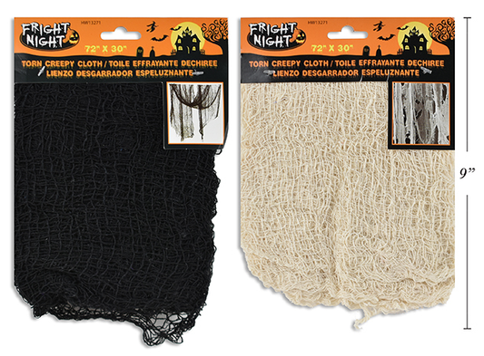 TELA FORMA ARAÑA CREEPY 72X32P