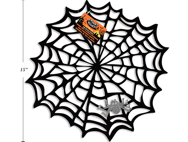 DECO TELARAÑA FELPAS 15PG