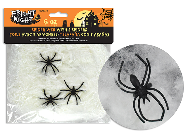 TELARAÑA 6 OZ C/8 ARAÑAS