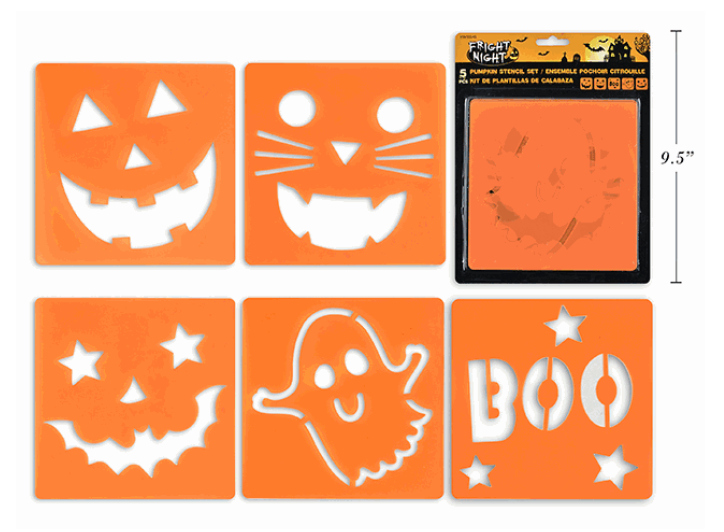 KIT PLANTILLAS CALABAZA 5UDS