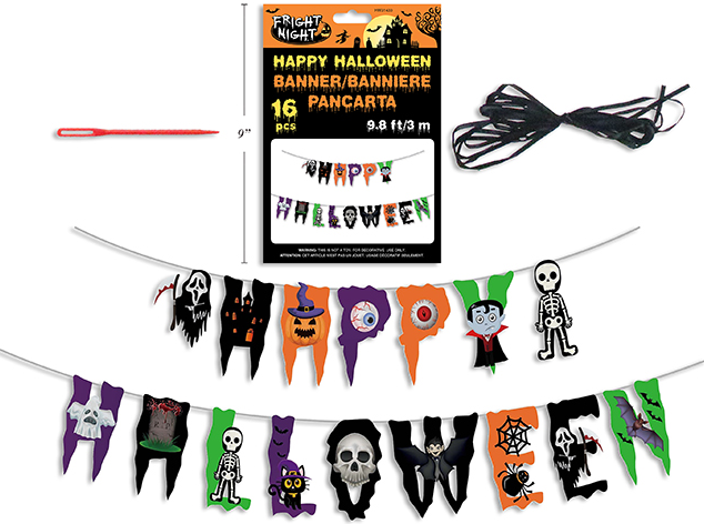BANNER HAPPY HALLOWEEN 9P 16UD