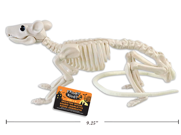 ESQUELETO RATON PLAST 9 PG