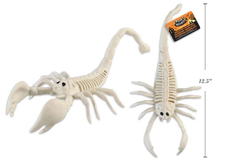 ESQUELETO ESCORPION PLAST 12PG