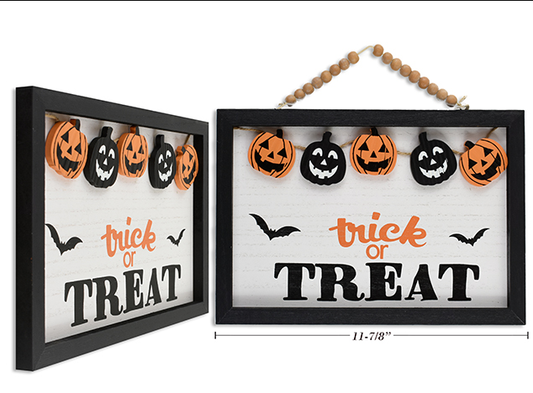 LETRERO COLG TREAT OR TRICK