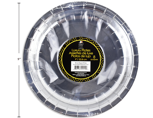 PLATO PAPEL 9PG SILVER LUXURY