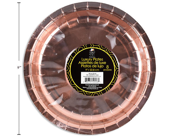 PLATO PAPEL 9PG ROSEGOLD LUXUR