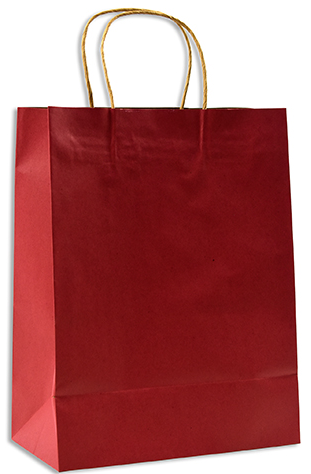 BOLSA REG KRAFT ROJO VINO JUMB