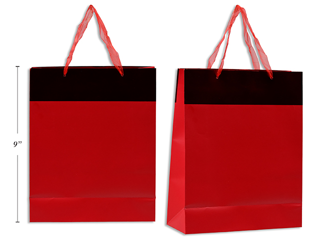 BOLSA REG ROJA BORDE MET MEDIU