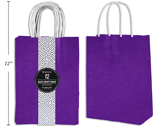 BOLSA REG SMALL KRAFT MORADO