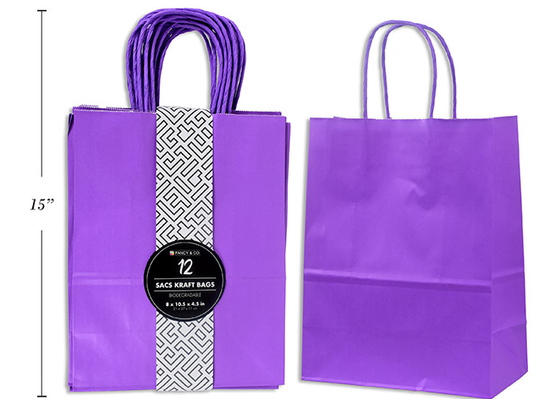 BOLSA REG MEDIUM KRAFT MORADO