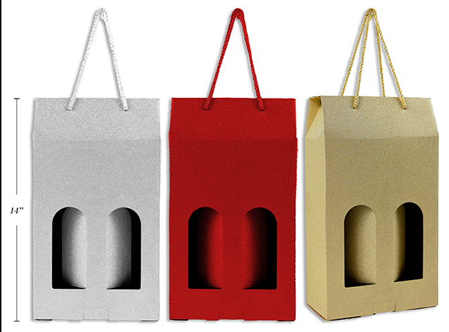 CAJAS 2 BOTELLAS GLITTER