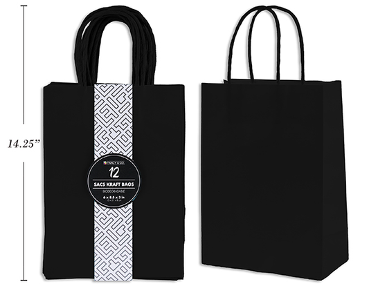 BOLSA REG MEDIUM KRAFT NEGRA