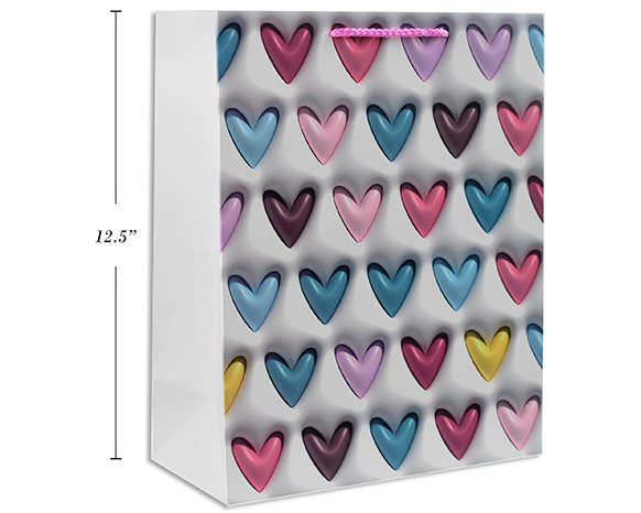 BOLSA REGALO CORAZONES LGE