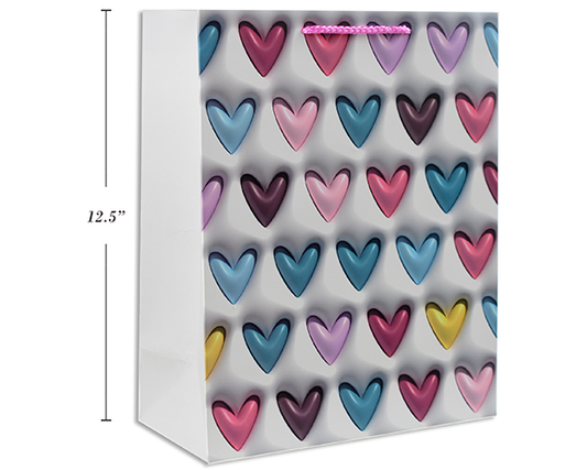 BOLSA REGALO CORAZONES LGE