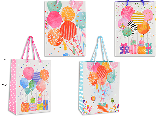 BOLSA REGALO GLOBOS MED