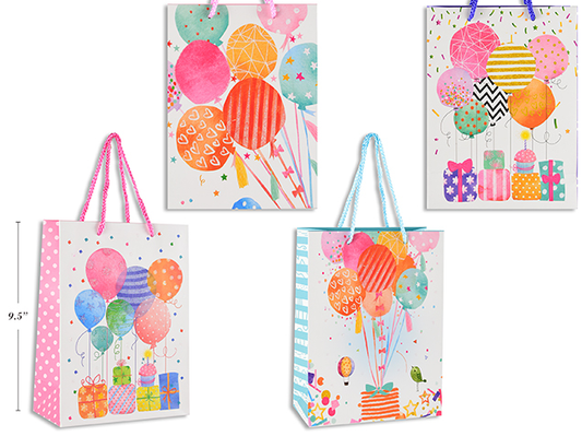 BOLSA REGALO GLOBOS MED
