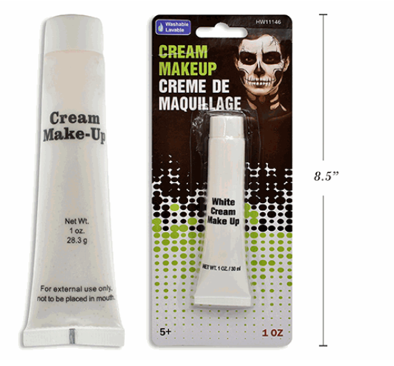 MAQUILLAJE EN CREMA BLANCO