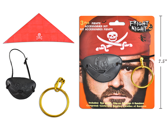 SET PIRATA 3UDS PAÑ-PARCHE-ARE