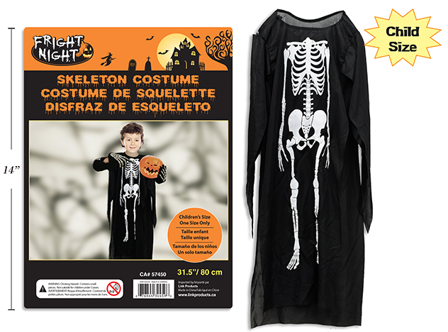 DISFRAZ ESQUELETO INFANTIL ECO